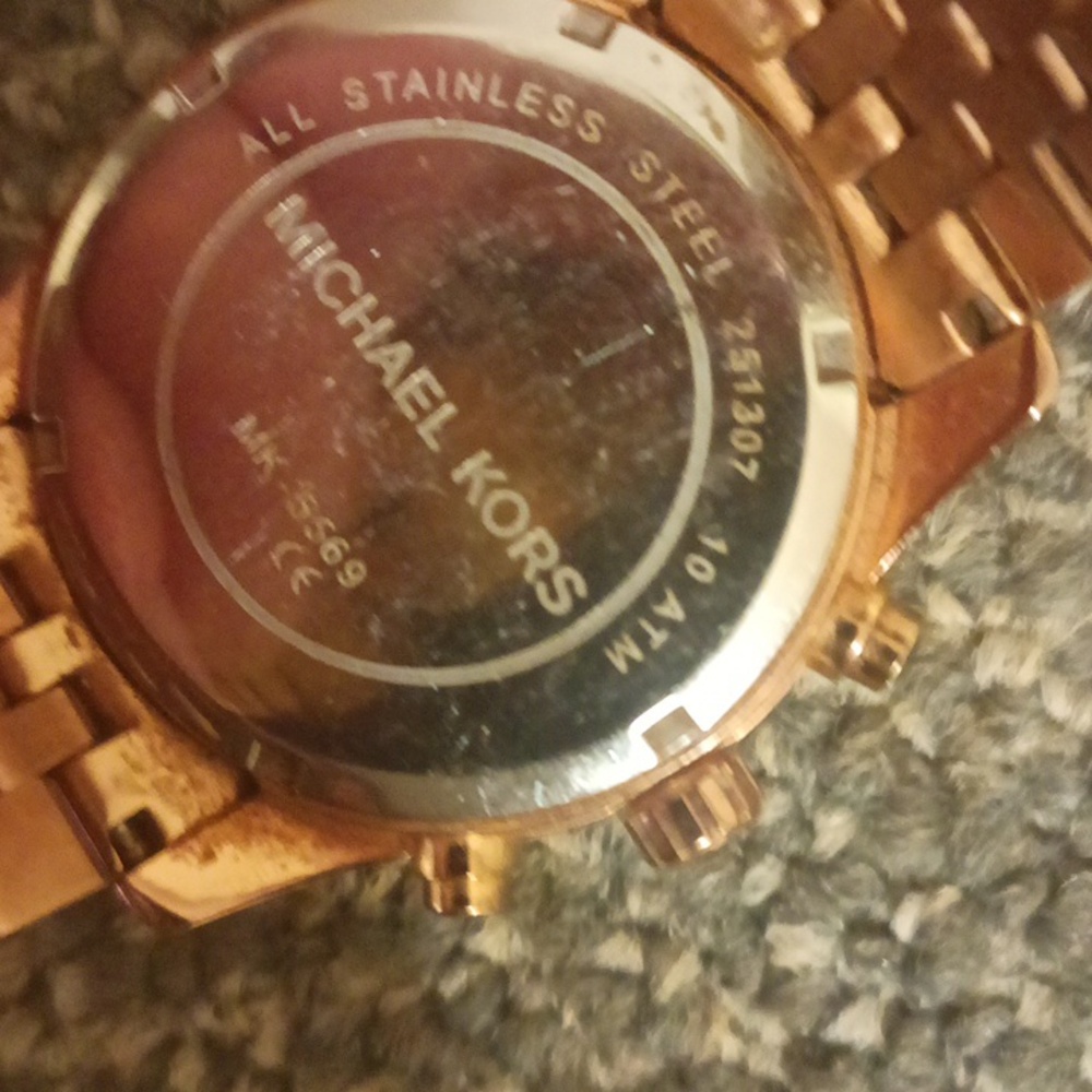 Michael Kors Rose Gold Chronograph Watch MK 5569 - Picture 7 of 7